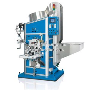 Automatinis karšto folijos štampavimo aparatas netaisyklingoms dangtelėms